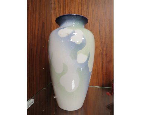 A POOLE POTTERY HAND PAINTED VASE