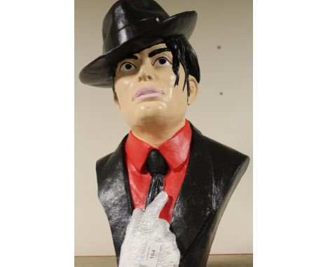 A MICHAEL JACKSON SHOP DISPLAY / ADVERTISING BUST