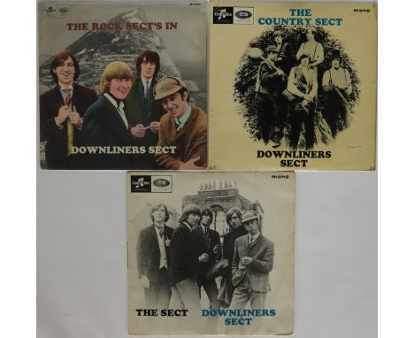 DOWNLINERS SECT - 3 x early Columbia LP releases! TItles are The Country Sect (1st UK mono black/blue 33SX 1745 - VG+ some li