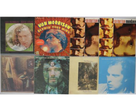 VAN MORRISON - 16 x LPs providing an instant collection! Titles include Astral Weeks (Warner K 46024 UK, clean Ex copy), Blow