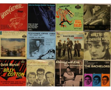 60s EPs - Lovely collection of over 100 x EPs. Artists/titles include Woody Guthrie Sings (Melodisc EPM 7-84), John Lee Hooke