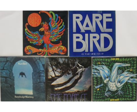 RARE BIRD - 5 x collectable LPs. Titles are S/T (1st UK pink scroll CAS 1005 - VG+ a few light surface marks/VG+ some laminat