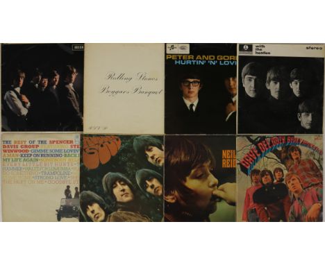 60s ARTISTS - POP - Groovin' collection of around 65 x LPs. Artists/titles include The Rolling Stones (x2) -S/T (mono unboxed