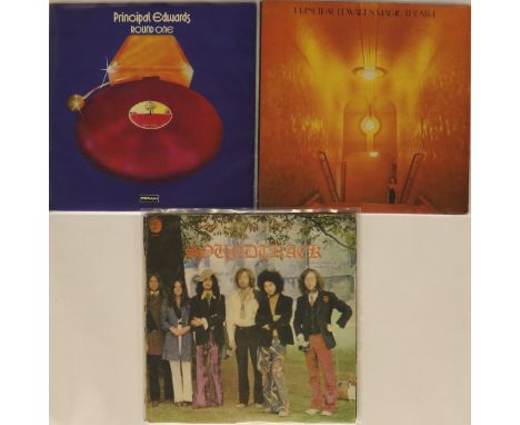 PRINCIPAL EDWARDS - Great selection of 3 x LPs. Titles are Round One (Deram SML 1108 - clean Ex/VG+ light laminate wear), The