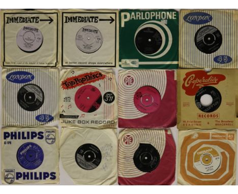 50s/60s - A good sized collection of around 300x 7" releases. Expect sides by the likes of Dave Berry, The Rolling Stones, Th