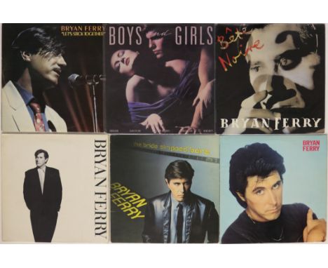 BRYAN FERRY - Nine LPs here from the Roxy Music man. Condition varies but is generally between VG and Ex+. Titles are Let's S