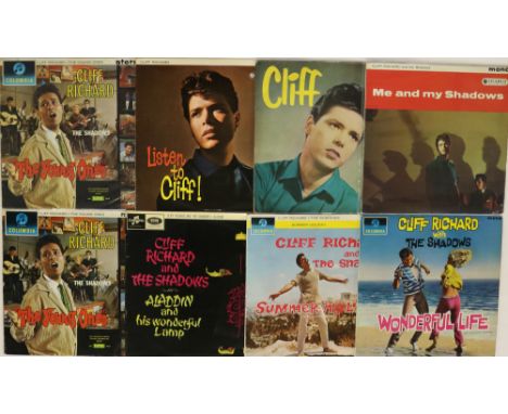 CLIFF RICHARD - Shakin' collection of x26x LPs with collectable early 1st UK stereo pressings included. Titles include The Yo