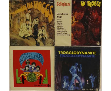 THE TROGGS - 4 x early LPs from the popular quartet. Titles are Cellophane (POL 003 - VG surface marks apparent, no scratches