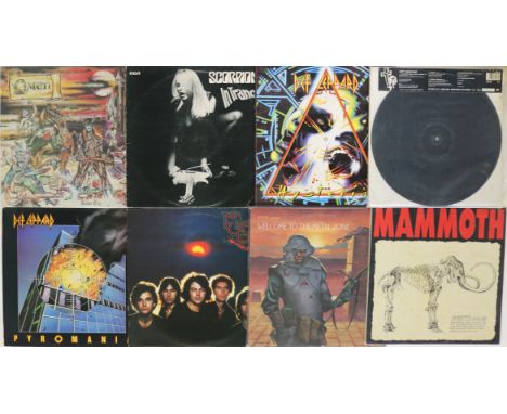 HEAVY METAL - Another thrashing collection of 48 x LPs with a few 12" included. Artists/titles include Omen - Battle Cry (RR 