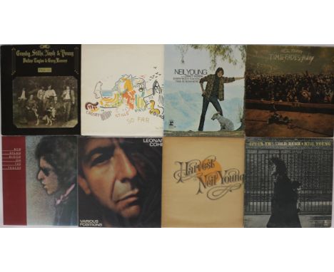 FOLK-ROCK/SINGER SONGWRITERS - Another fab collection of 50 x LPs. Artists/titles include Crosby, Stills, Nash & Young - Deja