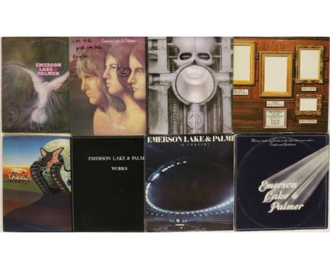 EMERSON, LAKE AND PALMER - Eight fantastic LPs from the prog rock legends here. Titles are Emerson, Lake and Palmer (ILPS 913