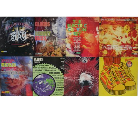 PROG/ROCK/PSYCH COMPS - Essential collection of 34 x LPs! Titles include Pop-Sike Pipe Dreams (Rubble Vol 2), The Forty-Nine 