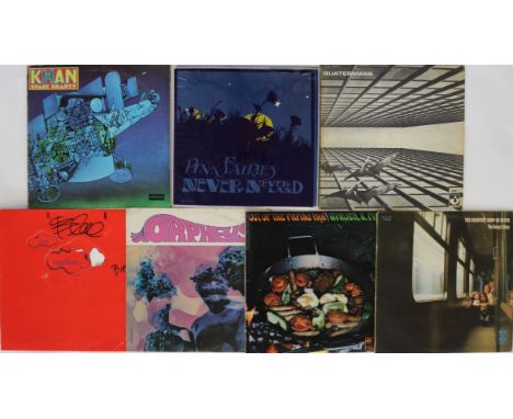 PROG/JAZZ/PSYCH ROCK LPS - Terrific selection of 7 x hard to find LPs. Artists/titles are Khan - Space Shanty (UK 1st white/r