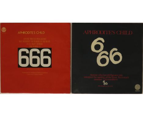 APHRODITE'S CHILD - 666 (x2) - 2 x well presented spaceship reissues of this essential LP. We have the red sleeve copy (66730
