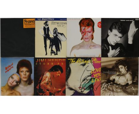 ROCK/POP - 70s-90s - Great collection of 53 x LPs with some 12"/10". Artists/titles include Prince - The Black Album (private