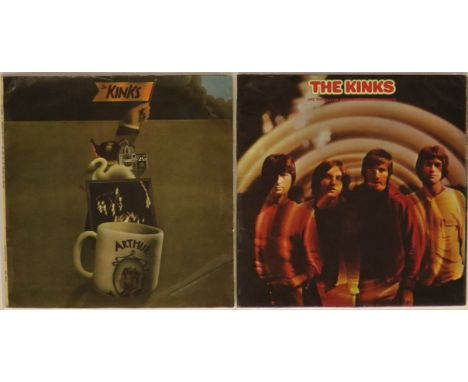 THE KINKS - VILLAGE GREEN/ARTHUR - 2 x original UK pressings of these revered albums! Titles are The Kinks Are The Village Gr