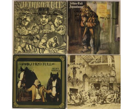 JETHRO TULL - Four LPs here featuring some real rarities! Titles arer Stand Up (ILPS 9103, first press, orange bullseye on pi
