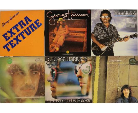GEORGE HARRISON - Great selection of 2 x LP box sets and 8 x LPs. Titles include All Things Must Pass (UK STCH 639 'Made And 