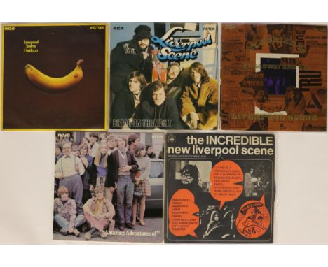 LIVERPOOL SCENE - Five stunning Mersey albums here. LPs are: Adrian Henri and Roger McGough - The Incredible New Liverpool Sc