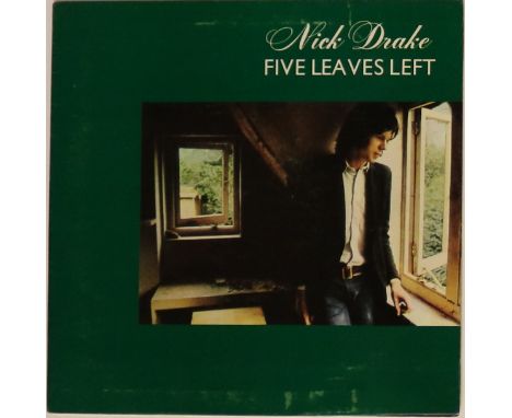 NICK DRAKE - FIVE LEAVES LEFT - A very well presented original UK pressing of the phenomenal debut LP from Nick Drake (Island