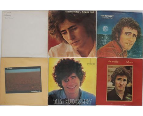 TIM BUCKLEY - A superb set of six LPs for Tim Buckley featuring some real rarities. Titles are Hello Goodbye (EKS 318 A/B, wh