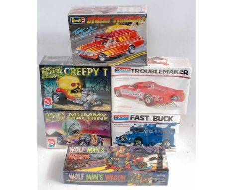 MONOGRAM 1.24 scale T.Daniels 1994 SSP issue, 8283 'Troublemaker' 1970 Chevy El Camino 454ci Funny, 7553 'Fast Buck' Mack S.R