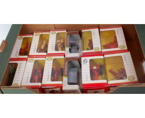Twelve various boxes Ertl vintage farm classics farming diecast and farming implements, to include; Alice Chalmers 2220 tract