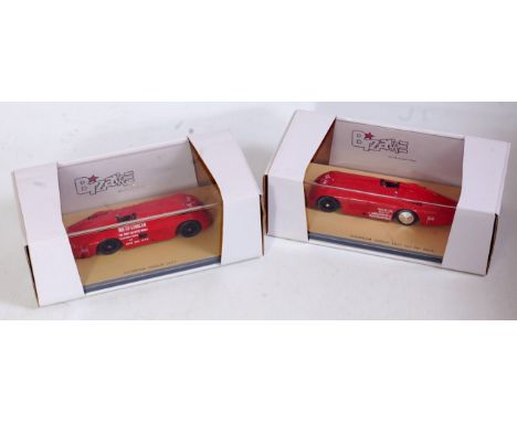 A Bizarre Models 1.43 scale whitemetal and resin highspeed record car group to include a BZ456 Sunbeam 1000 HP record Daytona