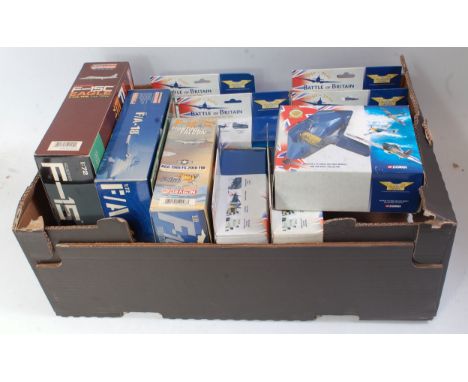 Ten various boxed Corgi Aviation Archive and Dragonwings mixed scale diecast aircraft models, to include; Corgi Aviation Arch