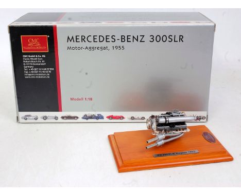 A CMC Exclusive Models No. M-120 1/18 scale of a Mercedes Benz 300SLR 1955, in the original polystyrene packed box