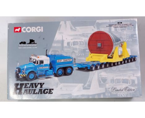 A Corgi Toys Heavy Haulage 1/50 scale, No. 18001 Econofreight Heavy Transport Ltd, Scammell contractor, with Nicholas bogie t