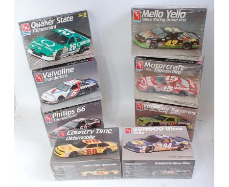 AMT/ERTL 1.25 scale 1991-93 Nascar Series, sealed ex shop stock - 8 Kits8752 'Interstate' D.Jarrett #18 Lumina, 6894 'Quaker 