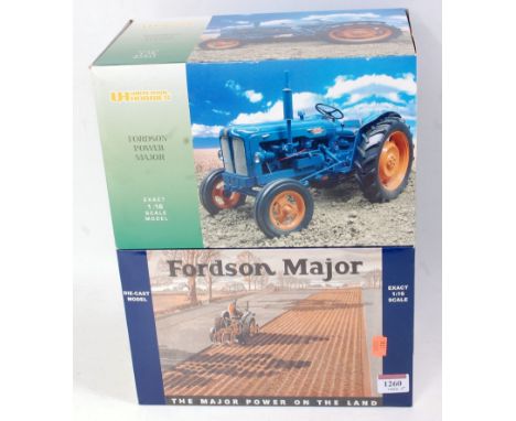 A Universal Hobbies 1/16 scale boxed farming tractor group, to include; No.2638A Fordson Major E27N, and an UH2640 Fordson Po