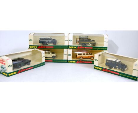 Eight various boxed Verem 1/43 scale LandRover Active Response vehicles all in original window boxes 