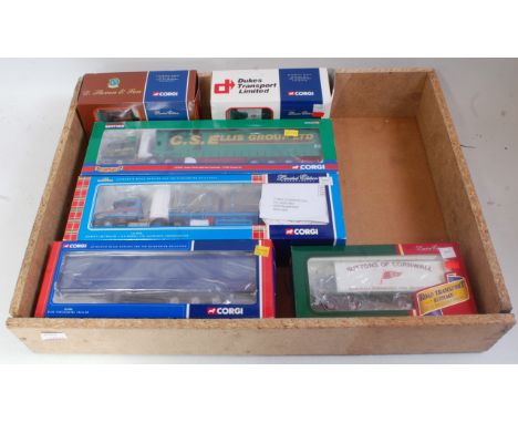 6 various boxed 1/50 scale Corgi road haulage and commercial accessory diecast group to include  ref Nos. CC11507, CC19901, C
