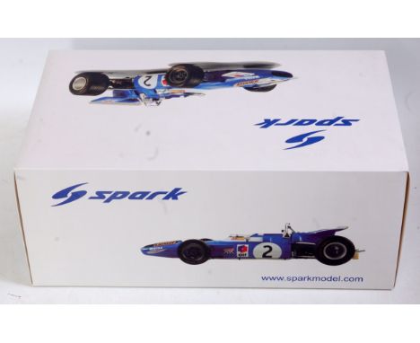 A Spark Models by Minimax 1/18 scale model of a Matra MS 80 No. 2 French Grand Prix winner 1969, Model No. 18S066 in the orig