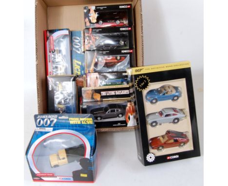 Ten various boxed modern release Corgi Toys James Bond 007 diecasts to include From Russia with Love Chevrolet truck, Corgi T