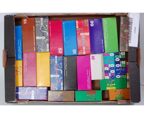 24 various boxed Rio 1/43 scale diecast vehicles, mixed examples, all housed in original plastic boxes, with card outer sleev