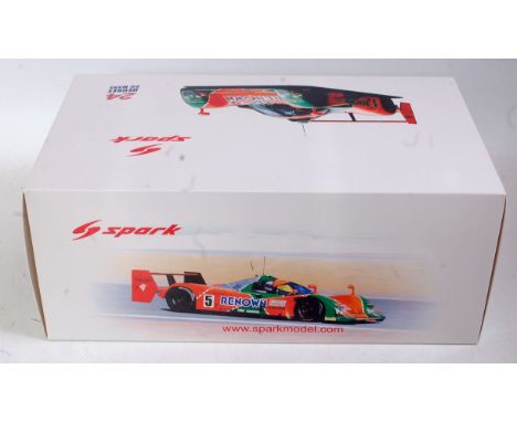 A Spark Models by Minimax 1/18 scale model of a Mazda MX-01 No. 5 1992, model No. 18S127 in the original polystyrene packed a