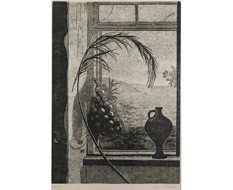 RÖLLING, Karl, "Stilleben", Original-Lithografie, 60 x 43, nummeriert 84/100, handsigniert, R.