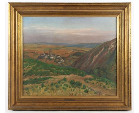 NONN, Carl (1876-1949), "Blick auf Reifferscheid in der Eifel", Öl/Lwd., 55 x 65, unten links signiert, R.