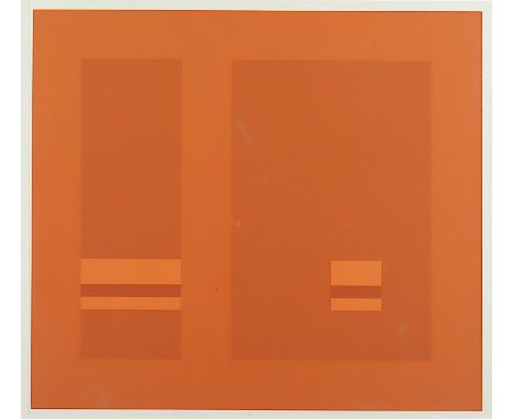 CALDERARA, Antonio, "o.T.", Farbsiebdruck, 36 x 40, nummeriert 32/100, monogrammiert und datiert 1968, R.