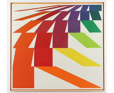 RAVE, Horst, "O.T.", Öl/Lwd., 68 x 75, verso signiert und datiert '73, auf Etikett bez., R.
