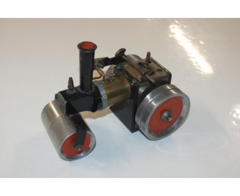 A vintage model steam engine 