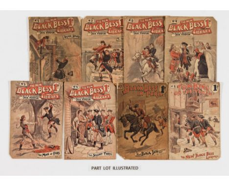 New Black Bess Library (1909) 1-18. Complete set Aldine Library. With Dick Turpin and Claude Duval. There are no known record