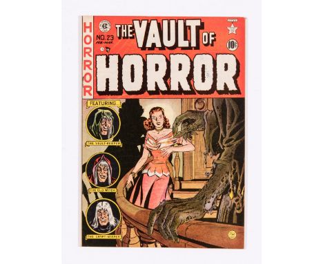 Vault Of Horror 23 (1952). Good cover gloss, light arrival date stamp to cover [fn-]