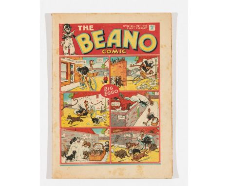 Beano No 20 (1938). Bright covers. Cream pages with some light foxing [vg]