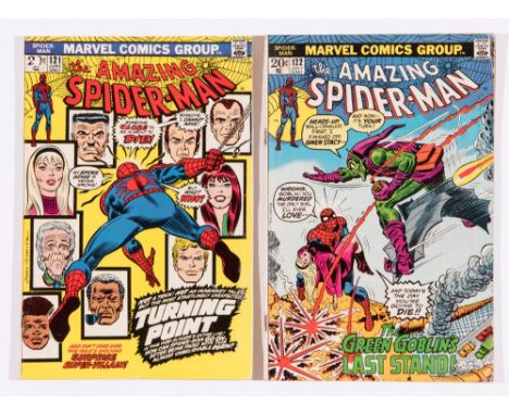 Amazing Spider-Man (1973). 121, 122. Light moisture rippling [gd+] (2). No Reserve