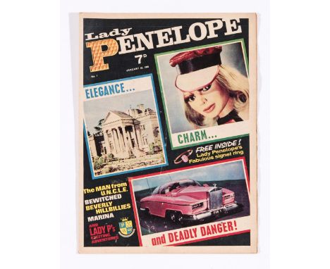 Lady Penelope 1 (1966). Starring Lady P, Marina, Space Family Robinson and Man From UNCLE by Frank Longdon. Bright cover, cre