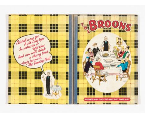 Broons Book (1960) Burns night supper. Bright cover with 2 small gouges and light foxing to top margin. Cream pages [vg+]
